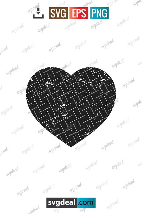 Distressed Heart Svg - Free SVG Files