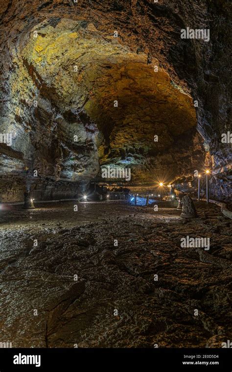 Manjanggul Cave at Jeju island, Republic of Korea Stock Photo - Alamy