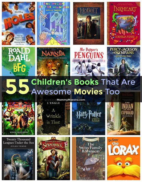 Mommy Maestra: 55 Children's Books That Are Awesome Movies Too