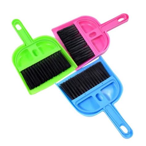 Mini Hand Broom and Dustpan Set - Small Dust Pans with Brush Set Cleaning Tool for Desk, Car and ...