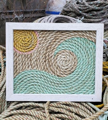 Reclaimed Rope Art | Ocean Trash Art