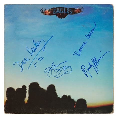 Eagles | A signed copy of the debut album's record sleeve | Rock & Roll ...