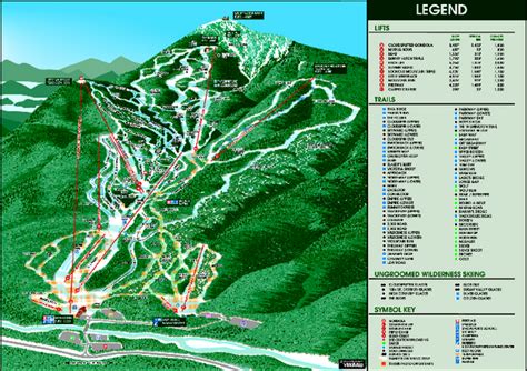 Whiteface Mountain—Lake Placid Ski Trail Map - New York United States • mappery