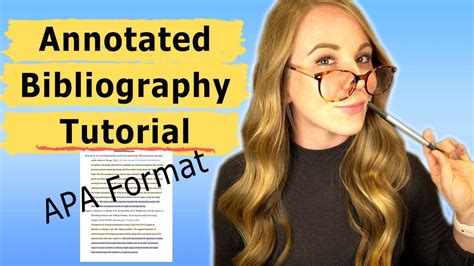 ANNOTATED BIBLIOGRAPHY | APA FORMAT | - YouTube