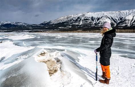 Abraham Lake Bubbles: A Guide to Visiting | Hike Bike Travel