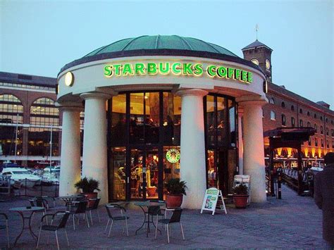 Starbucks store located near the London Bridge in London England ...