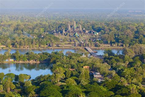 Aerial view of Angkor Wat — Stock Photo © alexeys #13366142