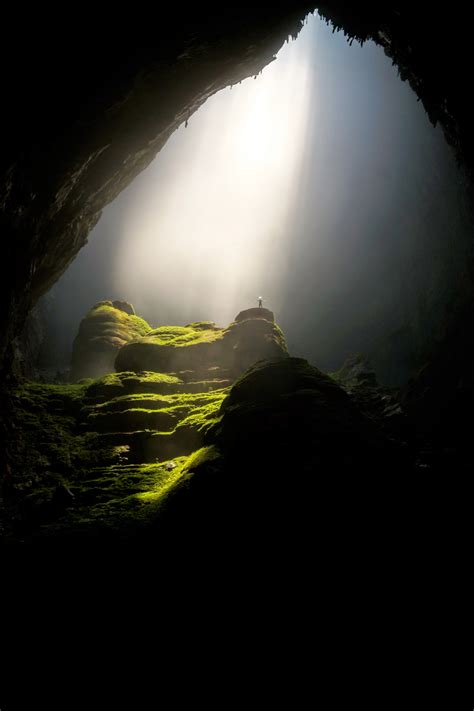 Light shining through on a cave in Vietnam image - Free stock photo ...