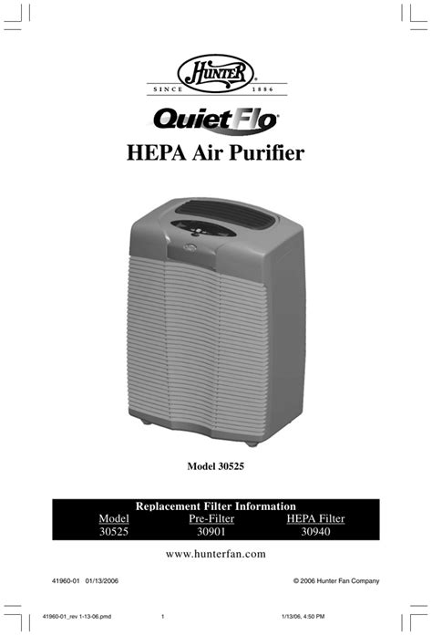 HEPA Air Purifier | Manualzz