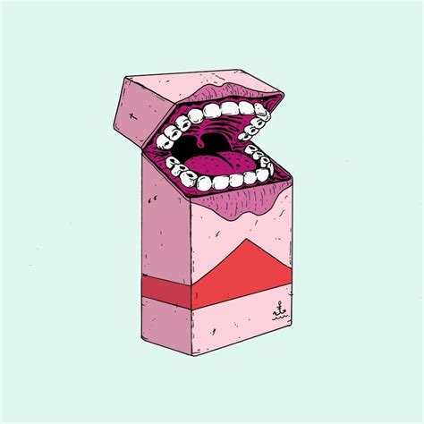 Illustrator Lumps injects a mouthful of grinning teeth into his quirky, grotesque drawings ...