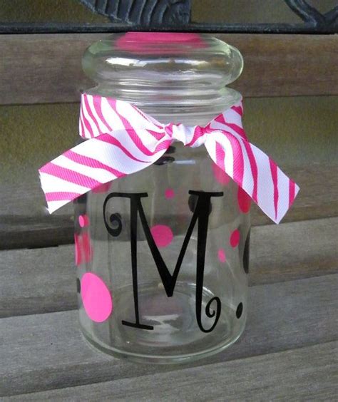 Personalized Glass Candy Jar - GREAT TEACHER GIFTS | Personalized glass ...