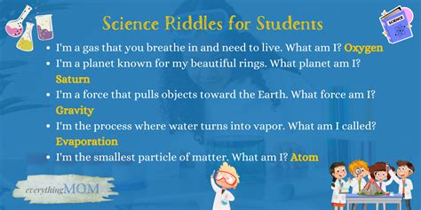 116+ Best Science Riddles with Answers - EverythingMom