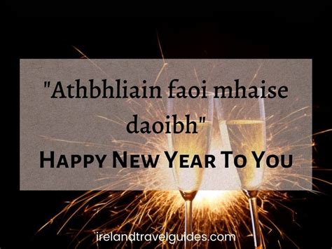 How To Say Happy New Year In Irish Gaelic - Ireland Travel Guides