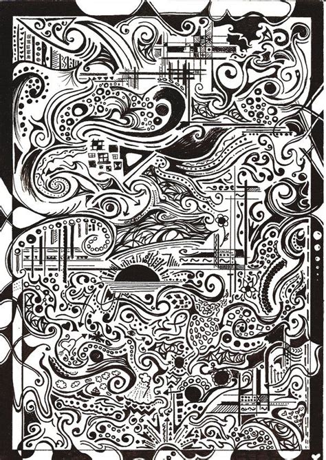 Black and white doodle by savvy-love on deviantART | Black and white doodle, Doodle art, Art blog