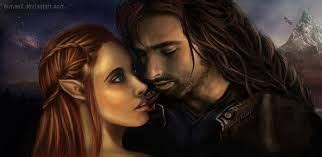 Tauriel and Kili - kiss