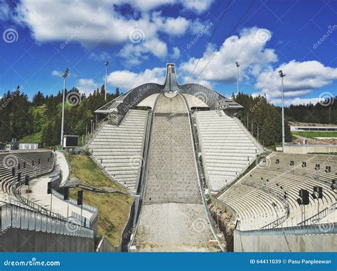 Holmenkollen Ski Jump Tower Editorial Stock Image - Image of elite ...