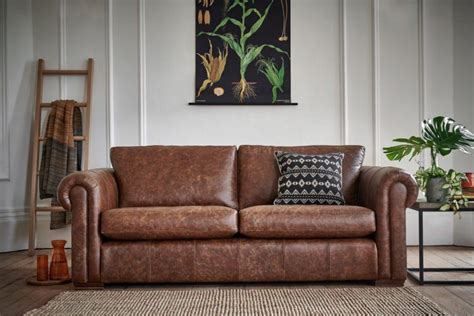 Colour palettes to complement your brown leather sofa | Brown leather ...