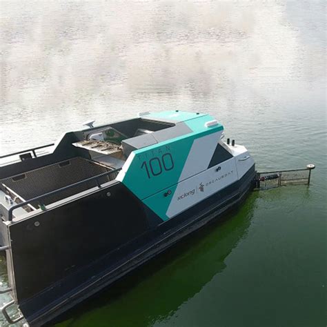 Boat harvester machine - UCB300-42 - Relong - aquatic weed / unmanned