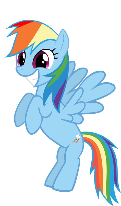 Rainbow Dash Happy Smile | Çizimler