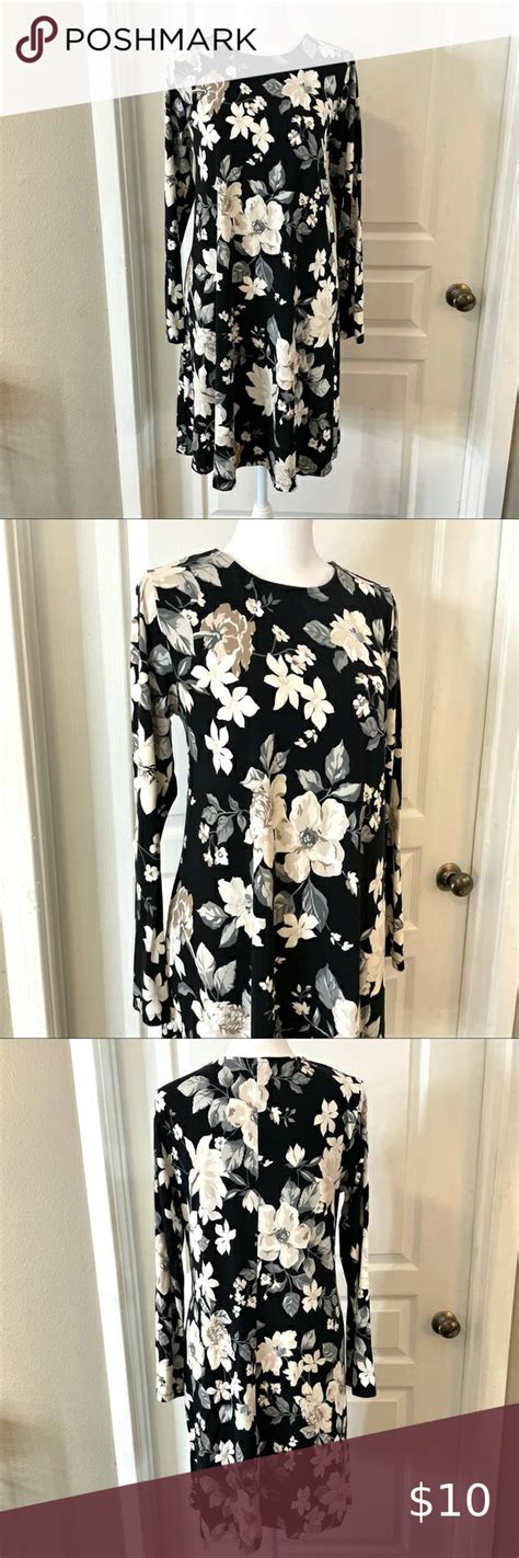 3/$20 Old Navy long sleeve floral dress in 2022 | Long sleeve floral ...