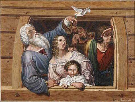 Noah and His Family Aboard the Ark by Joseph Grabmair on artnet