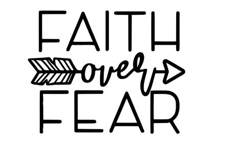 Faith Over Fear Inspirational Tumbler Laptop Car Window Permanent Vinyl Decal | Vinyl decals ...