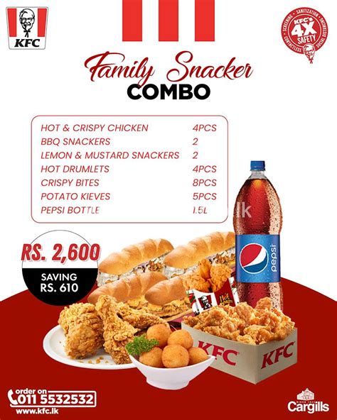 Family Snacker Combo For Rs. 2600 at KFC