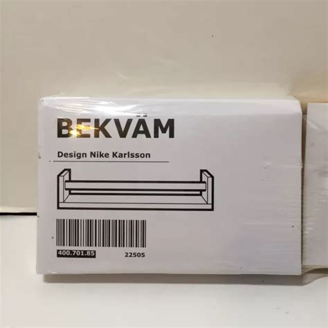 IKEA BEKVAM DESIGN Nike Karlsson Spice Rack Shelf Towel Bar £11.71 - PicClick UK