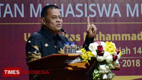 Gatot Nurmantyo Ungkap Pentingnya Pancasila Bagi Pemuda - TIMES Indonesia