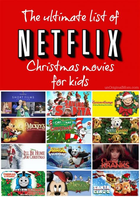 Netflix Christmas Movies for Kids - unOriginal Mom