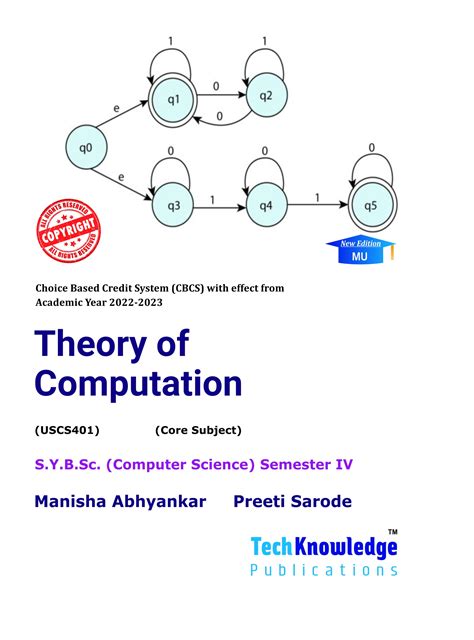 Theory of Computation – Techknowledge Publications