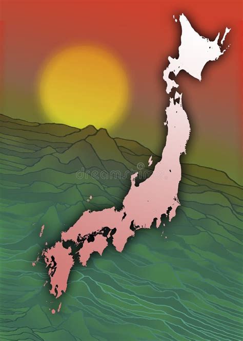 Japan - Land of the Rising Sun Stock Illustration - Illustration of japan, tokyo: 15071904