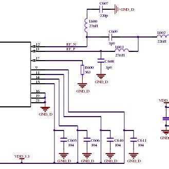 The schematic diagram of wireless transceiver circuit. | Download ...