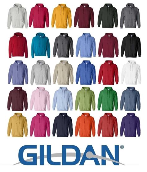 Gildan Heavy Blend Hooded 18500 Sweatshirt S-5XL (33 Colors) Gildan Soft Hoodie | eBay