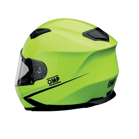 OMP Italy CIRCUIT EVO Full Face Helmet Yellow | Racewear \ Helmets Shop ...