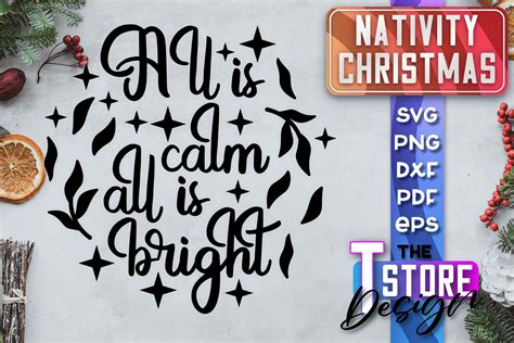 Nativity Christmas SVG | Christmas SVG Graphic by The T Store Design · Creative Fabrica