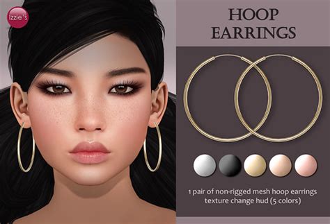 Hoop Earrings (for FLF) | out now at the mainstore for Fifty… | Flickr
