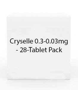 Cryselle 0.3-0.03mg Tablets - 28 Tablet Pack