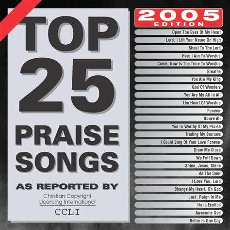 Maranatha! praise band - Top 25 Praise Songs - 2005 Edition Lyrics and ...