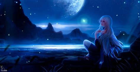 Anime Moonlight Wallpapers - Top Free Anime Moonlight Backgrounds ...