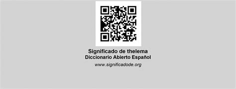 THELEMA - Diccionario Abierto de Español