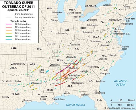 Super Outbreak of 2011 | Record-Breaking, Severe Weather, Tornadoes ...