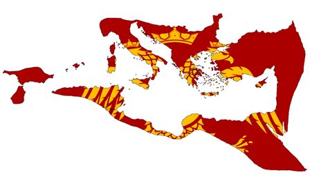 The Byzantine Flag Map: A Visual Chronicle Of Imperial Power And Identity - Map of China Korean ...