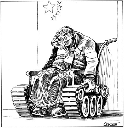 Deng Xiaoping after Tiananmen (Cartoon published June 17, 1989) | Globecartoon - Political ...