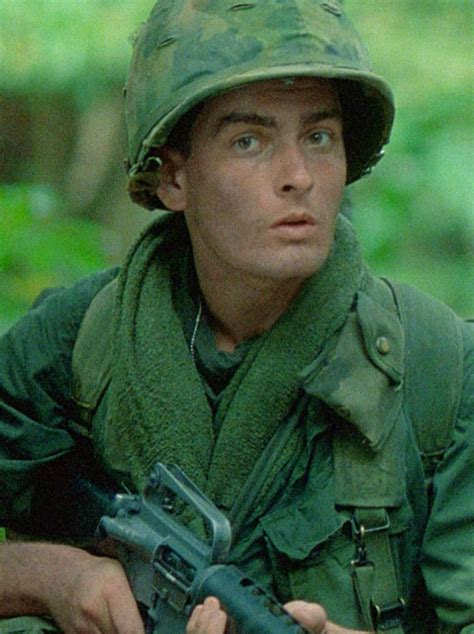 Charlie Sheen Platoon | 1986 | Platoon movie, Favorite movie quotes, Iconic movies