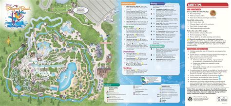 Blizzard Beach Map and PDF - Water Slides, Lazy River, Kids Splash Park