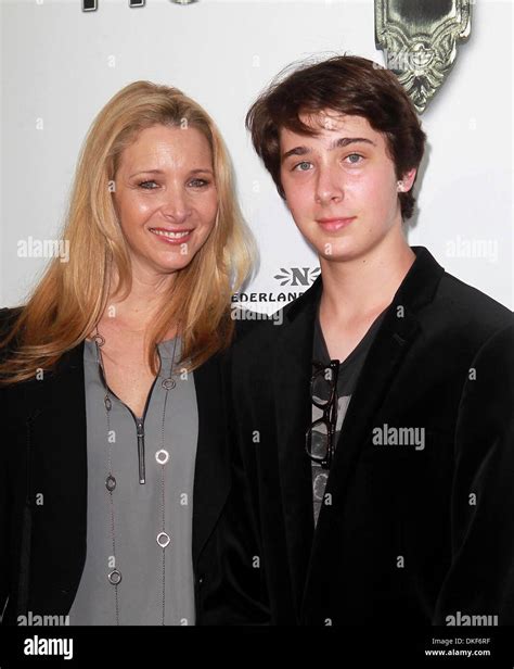 Lisa Kudrow and son Julian Murray Stern 'The Book of Mormon' Opening night held at Pantages ...