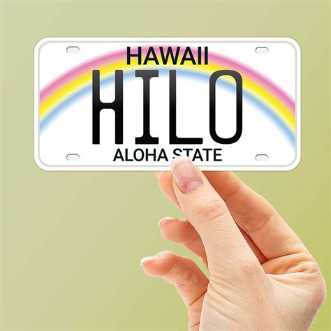 Hawaii License Plate Sticker - Choose Your City or Hawaiian Phrase – Sentinel Supply