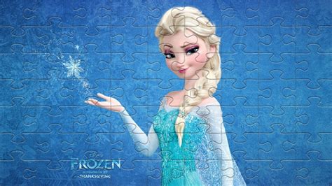 Frozen Elsa Puzzle For Kids - YouTube