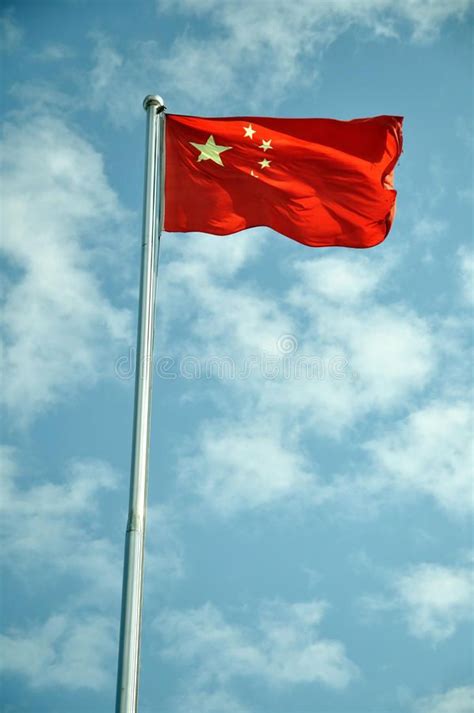 China flag. Flag of the People's Republic of China against blue clouds sky , #affiliate, #Flag ...